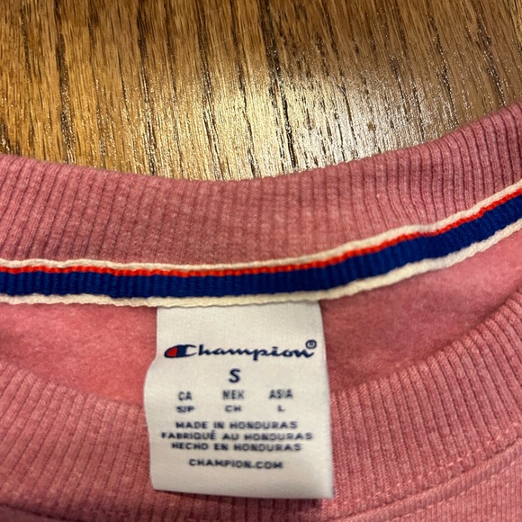 Pink champion crewneck sweatshirt - Picture 3 of 4